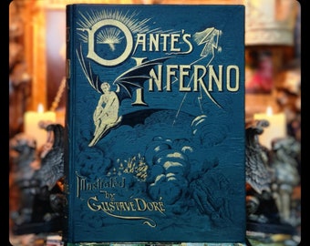 1901 Book Dantes Inferno Illustrated By Gustave