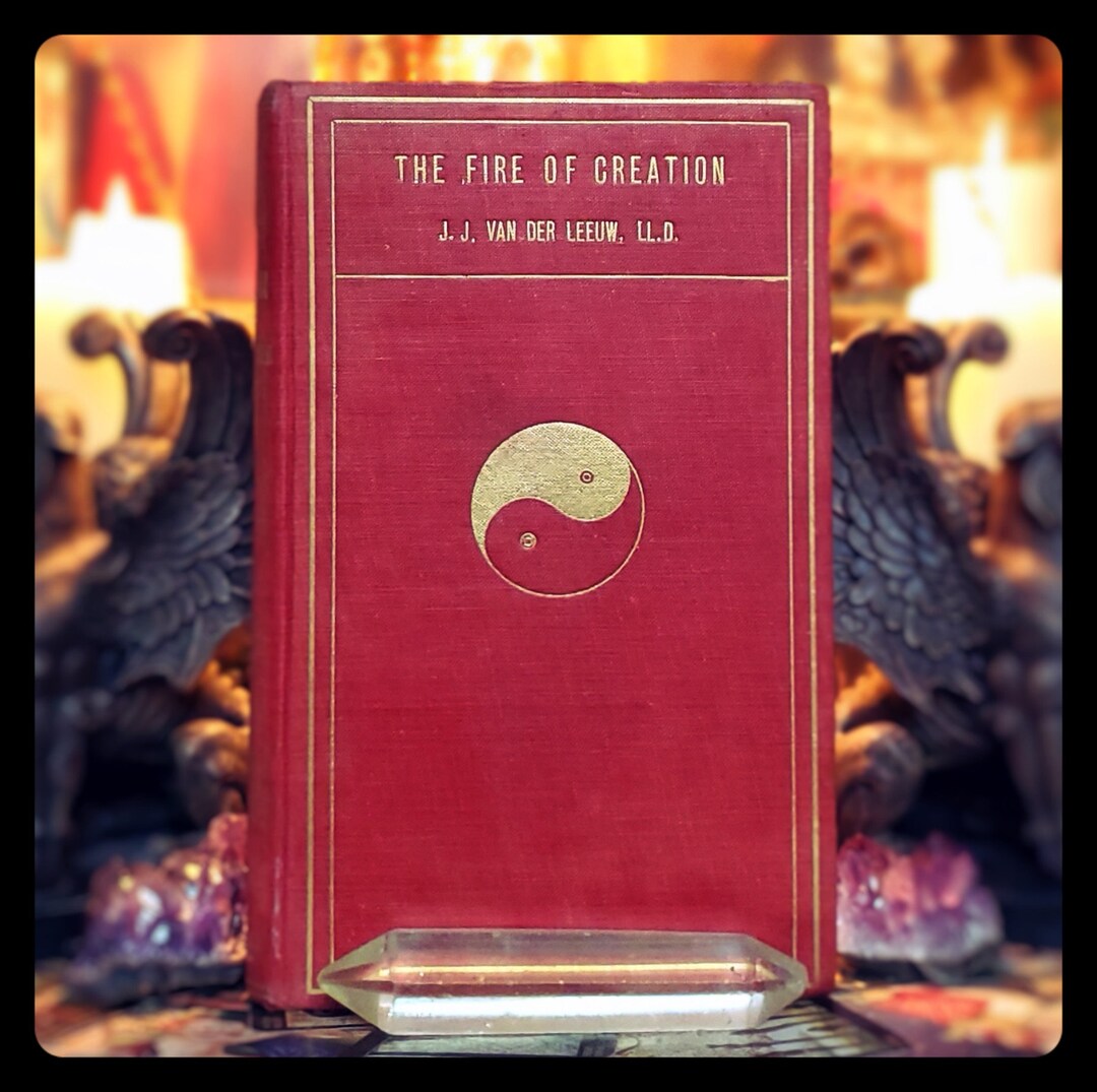 1925 Fire of Creation Occult Book Alchemy Metaphysical Freemasonry Book ...