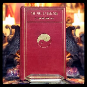 1925 Fire of Creation Occult Book Alchemy Metaphysical Freemasonry Book