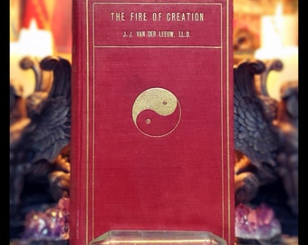 1925 Fire of Creation Occult Book Alchemy Metaphysical Freemasonry Book