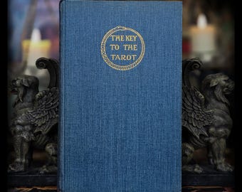 1918 Key to Tarot Book: Divination, Alchemy & Freemasonry Occult Metaphysical Secret Doctrine