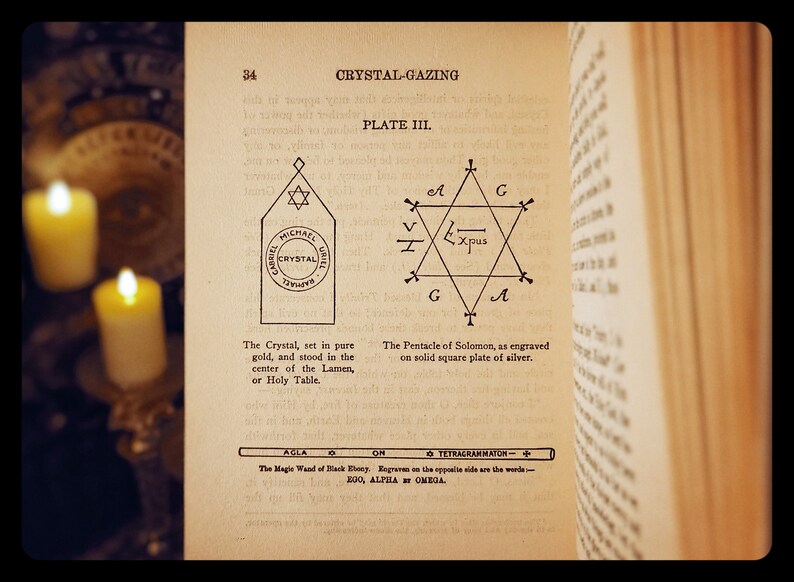 SPIRITUAL CLAIRVOYANCE Astrology "Very Rare" Angelic Invocation Antique Vintage Magic Book Occult Science Divination Esoteric Book
