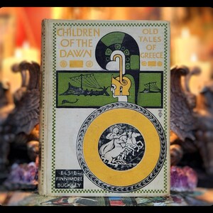 1908 GREEK MYTHOLOGY Zeus Children of the Dawn Old Lore Stunning Illustrations