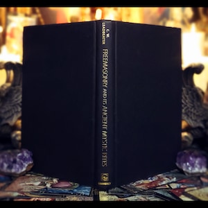 MYSTIC MASONRY Book Ancient Egypt The Gods Illuminati secret society Book Vintage Freemasonry Gift 33rd Degree Collectors Hardcover Edition