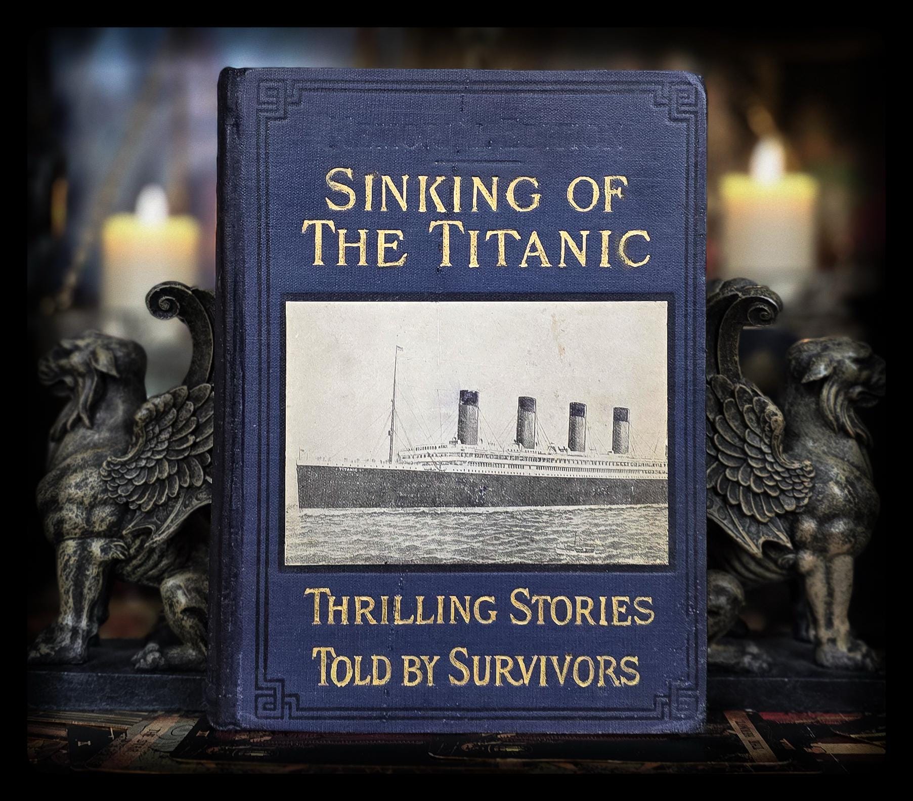 1912 Titanic Book: First Edition Historical Account & Survivor