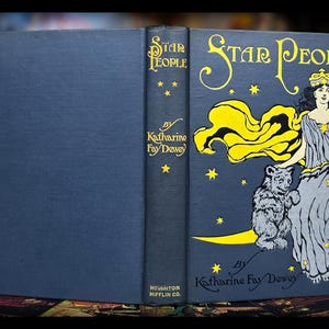 1910 Star People Fairy Tale Book Zodiac Astrology Antique Greek Mythology Book Astronomy Magic Art Artwork