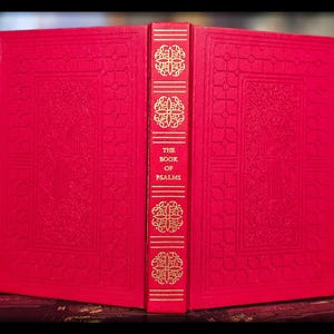 Book of Psalms King James Bible Old Testament Psalter Jesus Christ Christian Catholic Spiritual