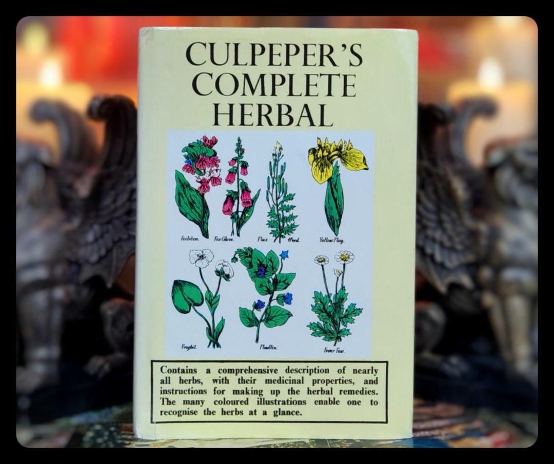 Culpeper's Complete Herbal Book Botany Nicolas Culpeper Botanical