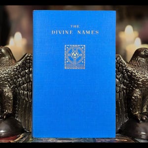 1957 Metaphysical Book Divine Names Occult Spiritual Alchemy Esoteric Angels Vintage Mystical Angel Metaphysics Mystical Self Help Gift