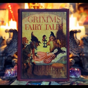 1930c GRIMMS FAIRY TALES (Super Rare) Superb Condition Witches Fairies