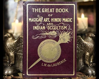 1915 Occult Magic Book: Witchcraft, Alchemy & Hindu Occultism