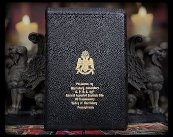 1925年製 フリーメイソン聖書 フリーメイソンリー本 アンティーク