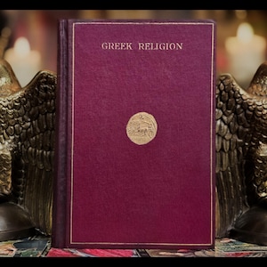 1910 MYTHOLOGIE GRIECHISCHE RELIGION Okkulte Orakel Magie Götter Zeus Herkules &quot;Sehr seltene&quot; Prophezeiung Esoterik Okkultismus Antikes Vintage Kunst Geschenk