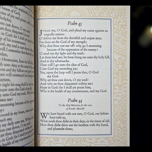 Book of Psalms King James Bible Old Testament Psalter Jesus Christ Christian Catholic Spiritual