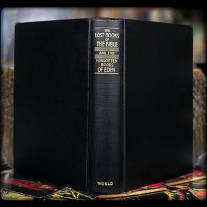 1963 Lost Books of The Bible Forgotten Eden Spiritual Book Occult Old New Testament Jesus