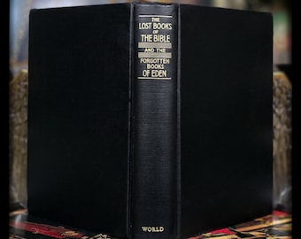 1963 Lost Books of The Bible Forgotten Eden Spiritual Book Occult Old New Testament Jesus