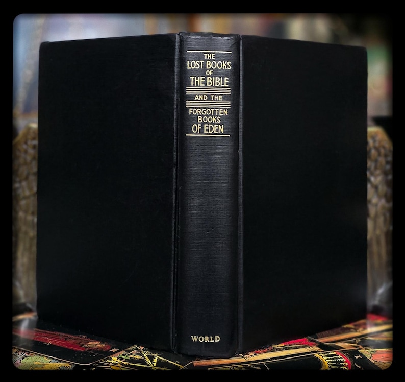 1963 Lost Books of The Bible Forgotten Eden Spiritual Book Occult Old New Testament Jesus