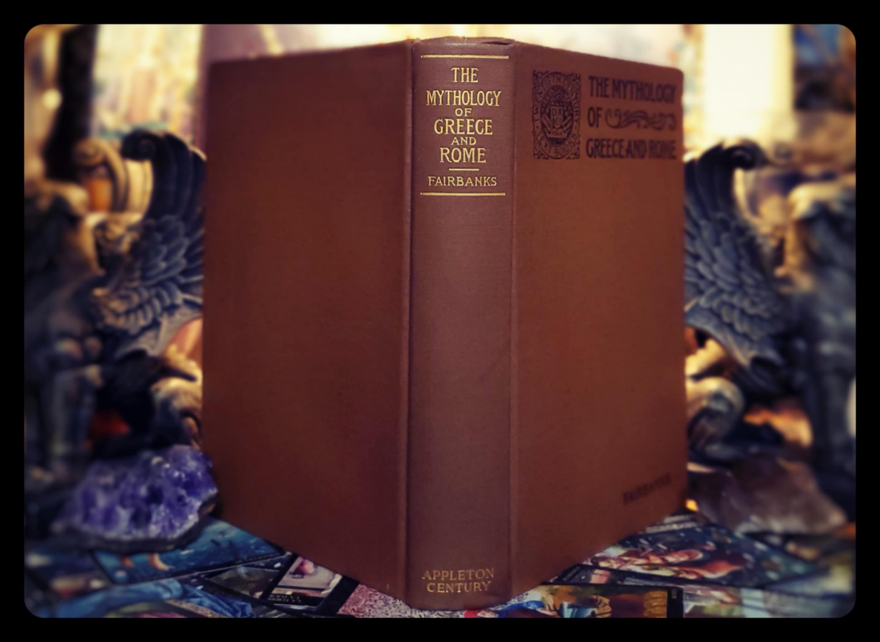 1907 MYTHOLOGY ZEUS HERCULES  "Super Rare" Zeus Earth Gods Gorgeous