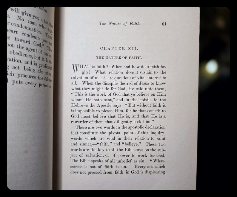 1895 Spiritual Book Enoch Signed Bible Genre Christian Jesus Entire Sanctification Rev W. Jones
