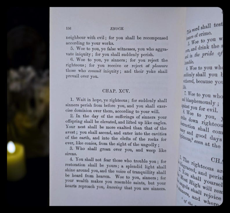 Book of Enoch Ethiopian Bible Astrology Angels Sorcery Divination Occult Spiritual zdjęcie 14