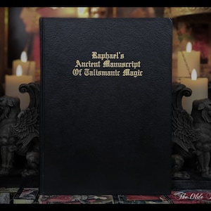 OCCULT MAGIC BOOK Witchcraft Talismanic Magic Metaphysical Esoteric Kabbalah Caballa Astrology Invocation Sorcery Antique Vintage Ritual