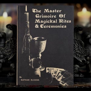 MASTER GRIMOIRE Witchcraft Spell Occult Book of Shadows Necromancy (Rare) Magic Divination Alchemy Witch Cabbala Kabbalah Occultism Gift