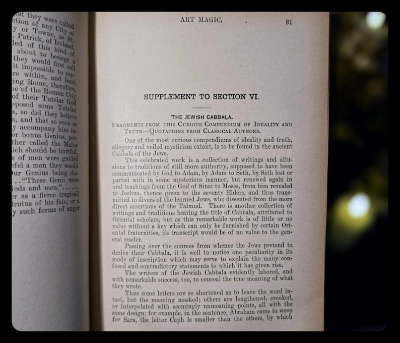 1898 Art Magic Spiritism Occult Book Witchcraft Freemasonry Astrology Magic Grimoire