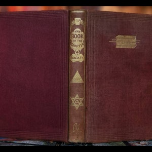 1874 Freemasonry Book Royal Arch Antique Vintage Masonic Masonry Metaphysical Occult Knights Templar Illuminati Gift Freemason 33rd Artwork