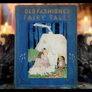 1919 FAIRY TALE Book Cinderella &quot;Very Rare 1st Edition&quot; Snow White Conjuring Antique Vintage Fairy Tales Rapunzel Grimm&#39;s Collectors Gift