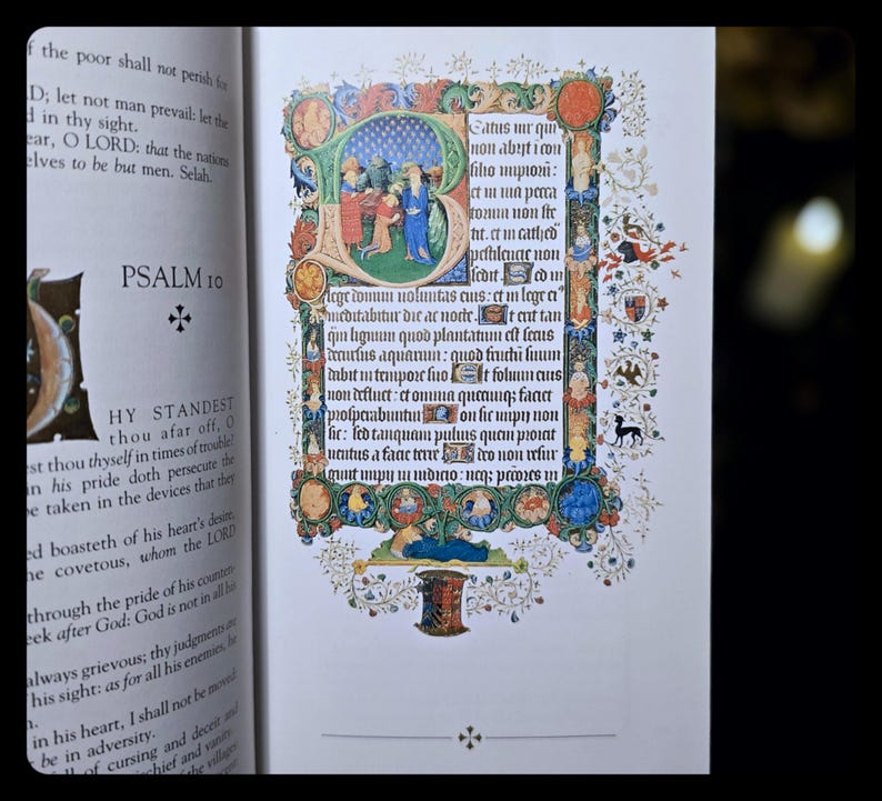 Illuminated Book of Psalms: Bible Old Testament King James Version ...