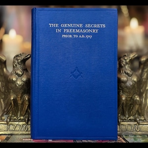 SECRETS OF FREEMASONRY Occult Book Masonic Astrology Metaphysical Reincarnation Magic Esoteric Vintage Secret Society Cabbala Kabbalah Gift