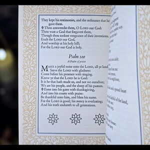 Book of Psalms King James Bible Old Testament Psalter Jesus Christ Christian Catholic Spiritual