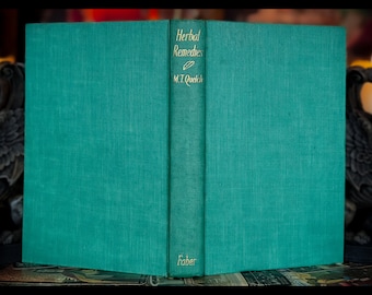 1957 Herbal Remedies Book, UK Edition – Botany, Medicinal Herbs