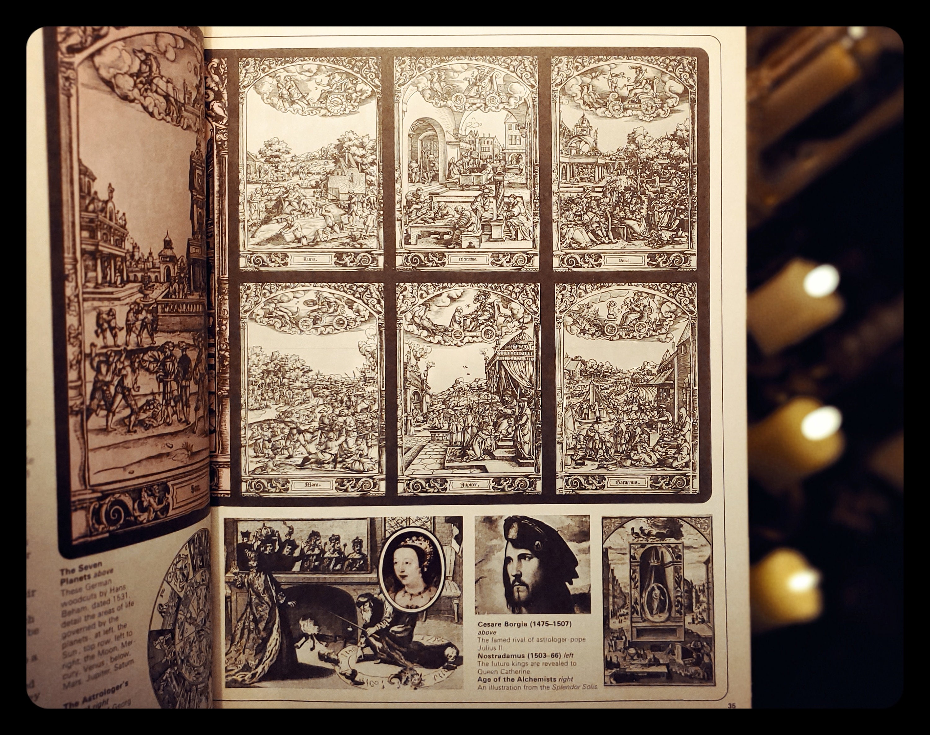 The Compleat Astrologer Book, Illustrated Divination, Vintage