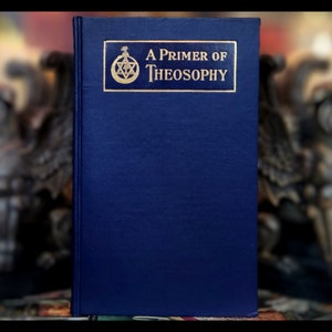 1909 Theosophy Book Metaphysical Freemasonry Book Spiritual Perception Alien Book Madame Blavatsky Clairvoyance Book Meditation Book
