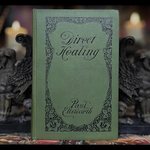 1926 HEALING Metaphysical Esoteric Book (Very Rare) Self Help Spiritual Alchemy Antique Vintage  Occult Inner Magic Gift Occultism