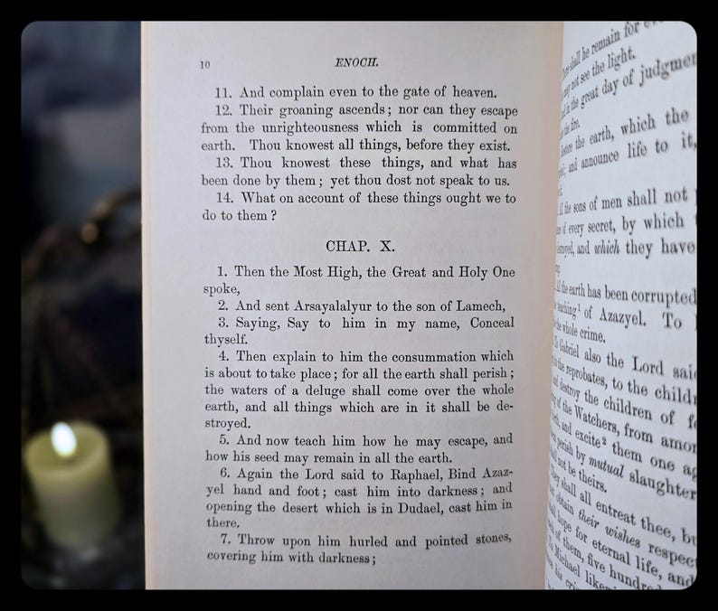 Book of Enoch Ethiopian Bible Astrology Angels Sorcery Divination Occult Spiritual