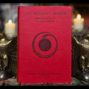 SERPENT POWER KUNDALINI Yoga Metaphysical Occult Science Book Esoteric Hinduism Zen Meditation Chakras Mythology India Hindu Magic Art Gift