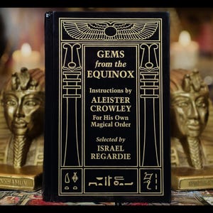 Occult Magic Book Aleister Crowley Equinox Grimoire Metaphysical Esoteric Kabbalah Vintage Alchemy Clairvoyance Blavatsky Israel Regardie