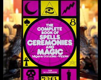 Vintage Occult Book: 1st Edition Grimoire, Magic Spells, Divination