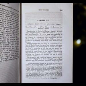 1855 Masonic Book Occult Enoch Secret Society Druid Antique Freemasonry Mythology Illuminati genre