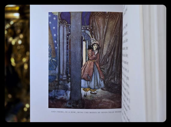 Edmund Dulac Illustrated Fairy Tales, Charles Perrault Vintage