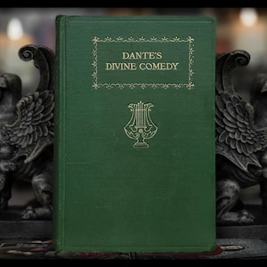 1897 DANTE&#39;S INFERNO Book First Edition Thus Purgatory Paradise Occult Divine Comedy Vintage Antique 1st The New Life Victorian