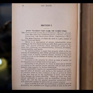 1898 Art Magic Spiritism Occult Book Witchcraft Freemasonry Astrology Magic Grimoire
