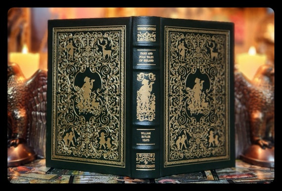 希少　W.B. YEATS and Irish Folklore Irish Fairy Tales & Folklore Book: W.B. Yeats, Leather Bound - Etsy