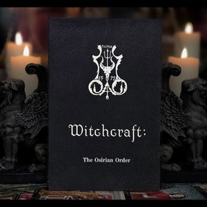 Witchcraft Book Occult Magic Book Metaphysical Salem Witch Trials Herbal Book Mythology Vintage  Ceremonial Magick Book Witch Gift Artwork