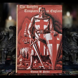 KNIGHTS TEMPLARS SIGNED Freemasonry Templar Book &quot;Very Rare&quot; The Crusades Antique Vintage Knights Templar Secret Society Masonic Collectors