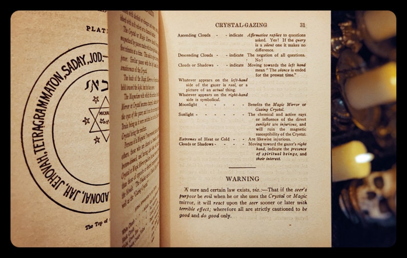 SPIRITUAL CLAIRVOYANCE Astrology "Very Rare" Angelic Invocation Antique Vintage Magic Book Occult Science Divination Esoteric Book