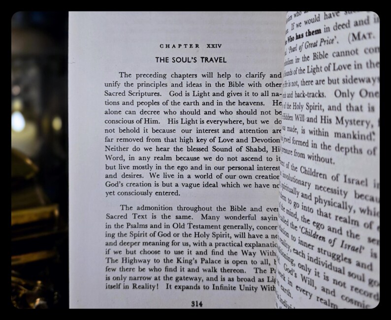 MYSTIC BIBLE Occult Metaphysical Freemasonry Kabbalah Reincarnation Atlantis Mythology Antique Vintage Esoteric Cabala Spiritual Gift