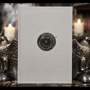 Occult Book Grimoire Spells Witchcraft Book Key of Solomon Metaphysical Necromancy Divination Astrology Magic Herbal Lore Vintage Kabbalah